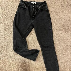 Abercrombie & Fitch Curve Love Black Skinny Jeans